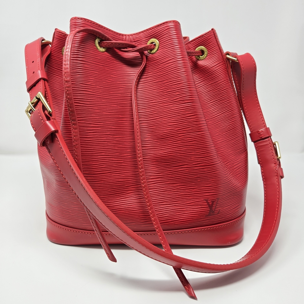 Louis Vuitton Noé Bucket Bag | Red Epi Leather | Vintage | PERFECT Condition